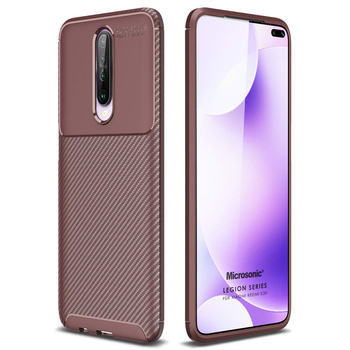 Microsonic Xiaomi Redmi K30 Kılıf Legion Series Kahverengi Microsonic Xiaomi Redmi K30 Kılıf Legion Series Kahverengi