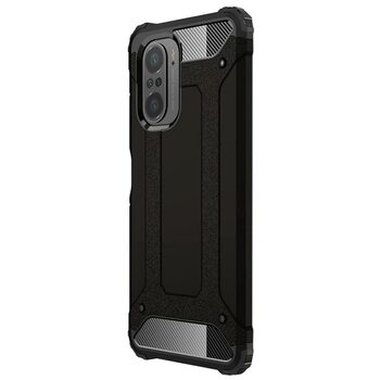 Microsonic Xiaomi Redmi K40 Kılıf Rugged Armor Siyah