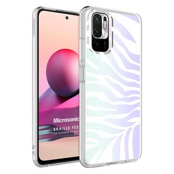 Microsonic Xiaomi Redmi Note 10 Braille Feel Desenli Kılıf Zebra Microsonic Xiaomi Redmi Note 10 Braille Feel Desenli Kılıf Zebra