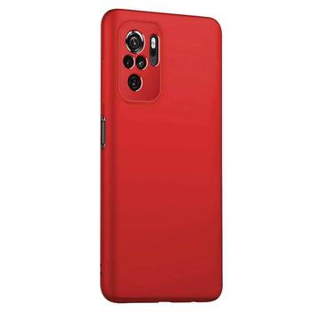Microsonic Xiaomi Redmi Note 10 Kılıf Matte Silicone Kırmızı