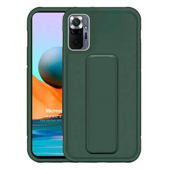 Microsonic Xiaomi Redmi Note 10 Pro Max Kılıf Hand Strap Koyu Yeşil Microsonic Xiaomi Redmi Note 10 Pro Max Kılıf Hand Strap Koyu Yeşil