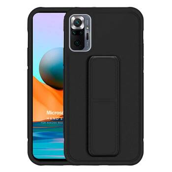 Microsonic Xiaomi Redmi Note 10 Pro Max Kılıf Hand Strap Siyah Microsonic Xiaomi Redmi Note 10 Pro Max Kılıf Hand Strap Siyah