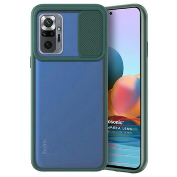 Microsonic Xiaomi Redmi Note 10 Pro Max Kılıf Slide Camera Lens Protection Koyu Yeşil Microsonic Xiaomi Redmi Note 10 Pro Max Kılıf Slide Camera Lens Protection Koyu Yeşil