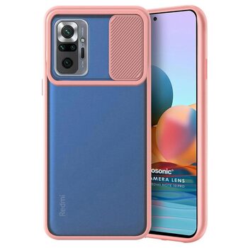 Microsonic Xiaomi Redmi Note 10 Pro Max Kılıf Slide Camera Lens Protection Rose Gold Microsonic Xiaomi Redmi Note 10 Pro Max Kılıf Slide Camera Lens Protection Rose Gold