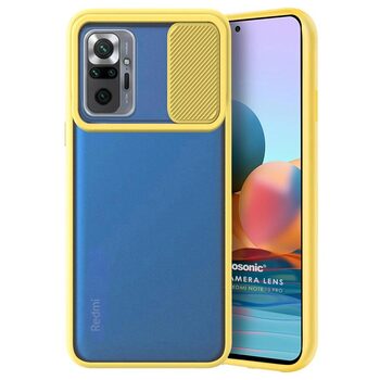 Microsonic Xiaomi Redmi Note 10 Pro Max Kılıf Slide Camera Lens Protection Sarı Microsonic Xiaomi Redmi Note 10 Pro Max Kılıf Slide Camera Lens Protection Sarı