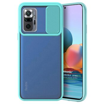 Microsonic Xiaomi Redmi Note 10 Pro Max Kılıf Slide Camera Lens Protection Turkuaz Microsonic Xiaomi Redmi Note 10 Pro Max Kılıf Slide Camera Lens Protection Turkuaz