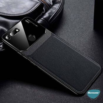 Microsonic Xiaomi Redmi Note 10 Pro Max Kılıf Uniq Leather Lacivert