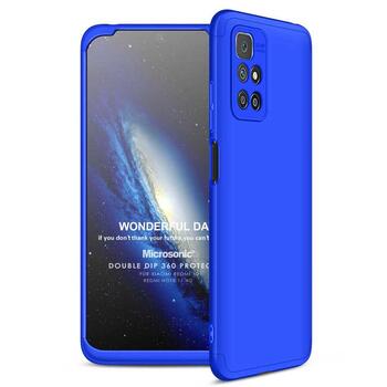 Microsonic Xiaomi Redmi Note 11 4G Kılıf Double Dip 360 Protective AYS Mavi