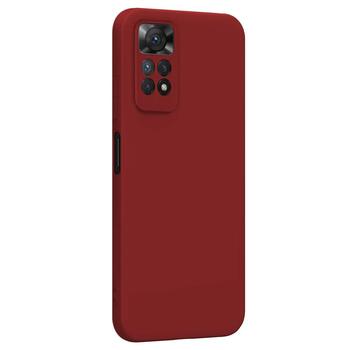 Microsonic Xiaomi Redmi Note 11 Kılıf Matte Silicone Kırmızı