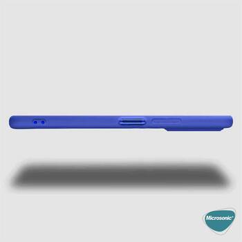 Microsonic Xiaomi Redmi Note 11 Pro 5G Kılıf Matte Silicone Lacivert