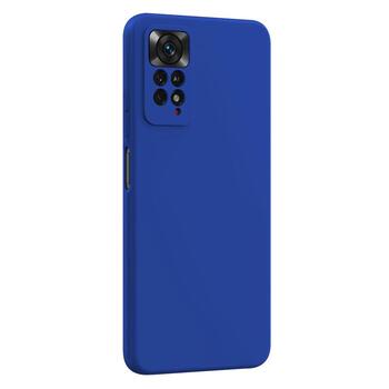 Microsonic Xiaomi Redmi Note 11 Pro 5G Kılıf Matte Silicone Mavi