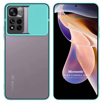 Microsonic Xiaomi Redmi Note 11 Pro Kılıf Slide Camera Lens Protection Turkuaz Microsonic Xiaomi Redmi Note 11 Pro Kılıf Slide Camera Lens Protection Turkuaz