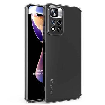 Microsonic Xiaomi Redmi Note 11 Pro Plus Kılıf Transparent Soft Beyaz Microsonic Xiaomi Redmi Note 11 Pro Plus Kılıf Transparent Soft Beyaz