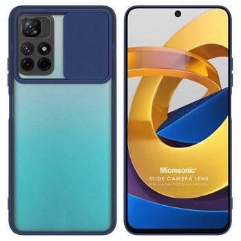 Microsonic Xiaomi Redmi Note 11T Kılıf Slide Camera Lens Protection Lacivert Microsonic Xiaomi Redmi Note 11T Kılıf Slide Camera Lens Protection Lacivert