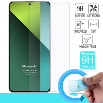 Microsonic Xiaomi Redmi Note 13 Pro 5G Nano Glass Cam Ekran Koruyucu