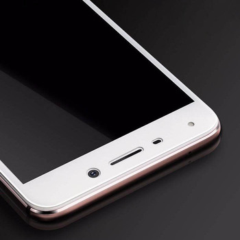 Microsonic Xiaomi Redmi Note 4X Kavisli Temperli Cam Ekran Koruyucu Film Beyaz