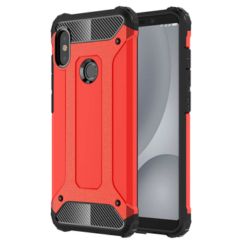 Microsonic Xiaomi Redmi Note 5 Pro Kılıf Rugged Armor Kırmızı Microsonic Xiaomi Redmi Note 5 Pro Kılıf Rugged Armor Kırmızı