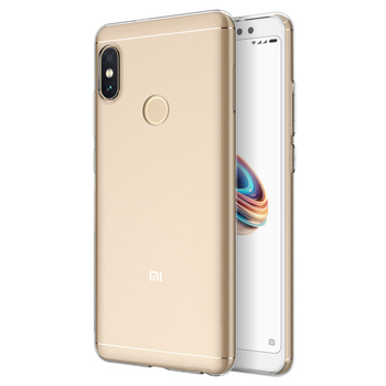 Microsonic Xiaomi Redmi Note 5 Pro Kılıf Transparent Soft Beyaz Microsonic Xiaomi Redmi Note 5 Pro Kılıf Transparent Soft Beyaz