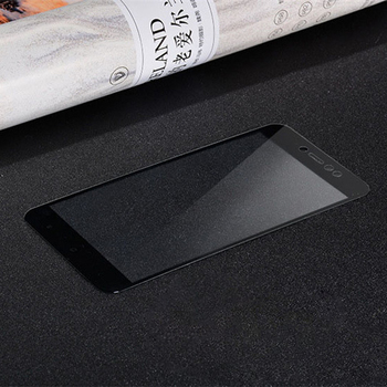 Microsonic Xiaomi Redmi Note 5A Kavisli Temperli Cam Ekran Koruyucu Film Siyah