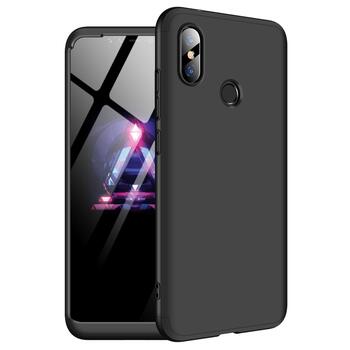 Microsonic Xiaomi Redmi Note 6 Pro Kılıf Double Dip 360 Protective AYS Siyah