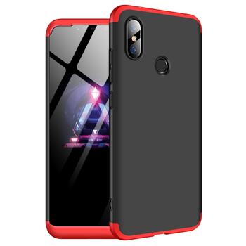 Microsonic Xiaomi Redmi Note 6 Pro Kılıf Double Dip 360 Protective AYS Siyah Kırmızı Microsonic Xiaomi Redmi Note 6 Pro Kılıf Double Dip 360 Protective AYS Siyah Kırmızı