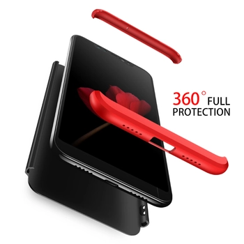 Microsonic Xiaomi Redmi Note 6 Pro Kılıf Double Dip 360 Protective Gold