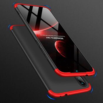 Microsonic Xiaomi Redmi Note 7 Kılıf Double Dip 360 Protective AYS Siyah - Kırmızı