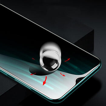 Microsonic Xiaomi Redmi Note 8 Invisible Privacy Kavisli Ekran Koruyucu Siyah