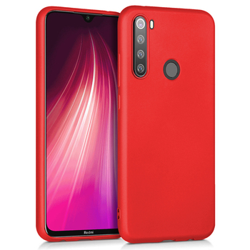 Microsonic Xiaomi Redmi Note 8 Kılıf Matte Silicone Kırmızı Microsonic Xiaomi Redmi Note 8 Kılıf Matte Silicone Kırmızı