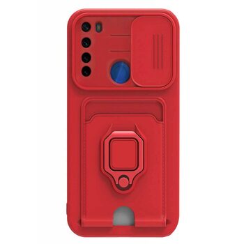 Microsonic Xiaomi Redmi Note 8 Kılıf Multifunction Silicone Kırmızı