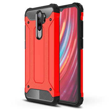 Microsonic Xiaomi Redmi Note 8 Pro Kılıf Rugged Armor Kırmızı Microsonic Xiaomi Redmi Note 8 Pro Kılıf Rugged Armor Kırmızı
