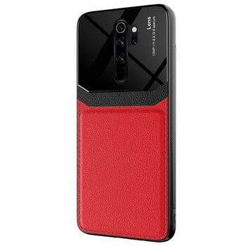 Microsonic Xiaomi Redmi Note 8 Pro Kılıf Uniq Leather Kırmızı