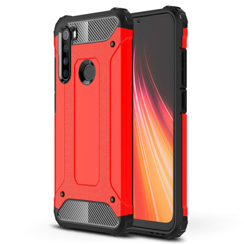 Microsonic Xiaomi Redmi Note 8 Kılıf Rugged Armor Kırmızı Microsonic Xiaomi Redmi Note 8 Kılıf Rugged Armor Kırmızı