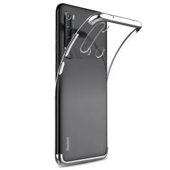 Microsonic Xiaomi Redmi Note 8T Kılıf Skyfall Transparent Clear Gümüş