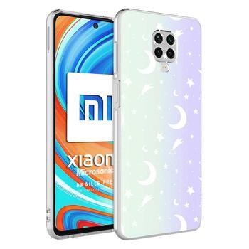 Microsonic Xiaomi Redmi Note 9 Pro Braille Feel Desenli Kılıf Moon Microsonic Xiaomi Redmi Note 9 Pro Braille Feel Desenli Kılıf Moon