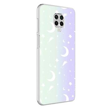 Microsonic Xiaomi Redmi Note 9 Pro Braille Feel Desenli Kılıf Moon