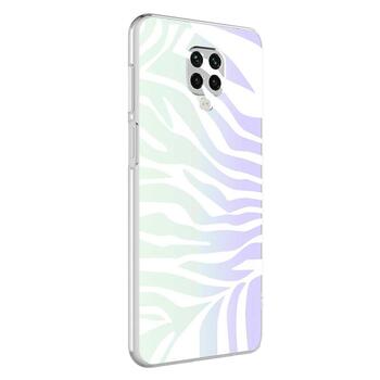 Microsonic Xiaomi Redmi Note 9 Pro Braille Feel Desenli Kılıf Zebra