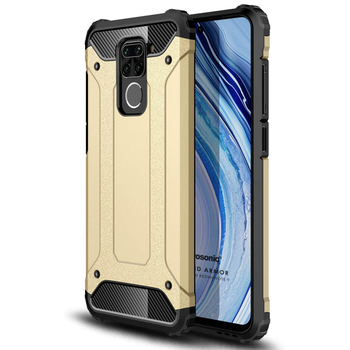 Microsonic Xiaomi Redmi Note 9 Kılıf Rugged Armor Gold Microsonic Xiaomi Redmi Note 9 Kılıf Rugged Armor Gold