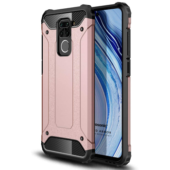 Microsonic Xiaomi Redmi Note 9 Kılıf Rugged Armor Rose Gold Microsonic Xiaomi Redmi Note 9 Kılıf Rugged Armor Rose Gold