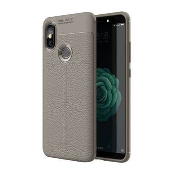 Microsonic Xiaomi Redmi S2 Kılıf Deri Dokulu Silikon Gri Microsonic Xiaomi Redmi S2 Kılıf Deri Dokulu Silikon Gri