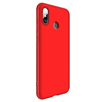 Microsonic Xiaomi Redmi S2 Kılıf Double Dip 360 Protective Kırmızı