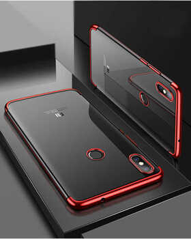 Microsonic Xiaomi Redmi S2 Kılıf Skyfall Transparent Clear Kırmızı