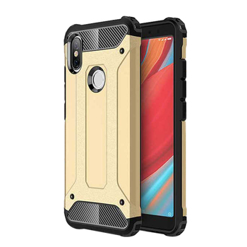 Microsonic Xiaomi Redmi S2 Kılıf Rugged Armor Gold