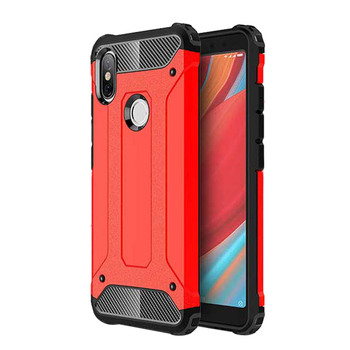 Microsonic Xiaomi Redmi S2 Kılıf Rugged Armor Kırmızı