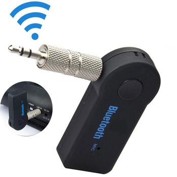 Mikrofonlu AUX Çıkışlı Araç İçi Bluetooth Kit (Dahili Micro SD Yuvası)