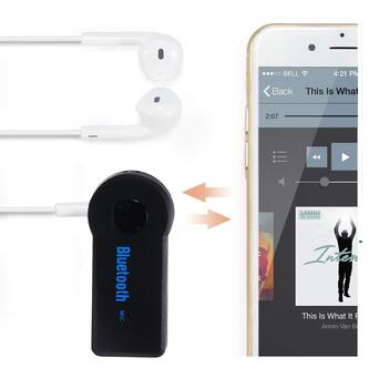 Mikrofonlu AUX Çıkışlı Araç İçi Bluetooth Kit (Dahili Micro SD Yuvası)