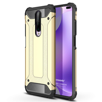 Microsonic Xiaomi Redmi K30 Kılıf Rugged Armor Gold Microsonic Xiaomi Redmi K30 Kılıf Rugged Armor Gold