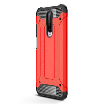 Microsonic Xiaomi Redmi K30 Kılıf Rugged Armor Kırmızı